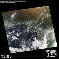 Level 1B Image at: 1305 UTC