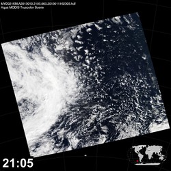 Level 1B Image at: 2105 UTC