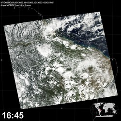 Level 1B Image at: 1645 UTC