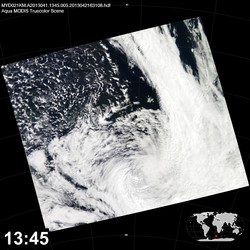 Level 1B Image at: 1345 UTC