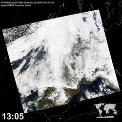 Level 1B Image at: 1305 UTC