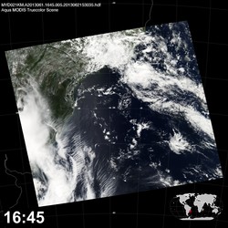 Level 1B Image at: 1645 UTC