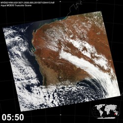 Level 1B Image at: 0550 UTC