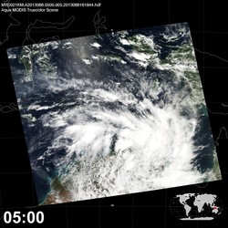 Level 1B Image at: 0500 UTC