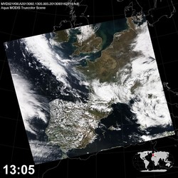 Level 1B Image at: 1305 UTC