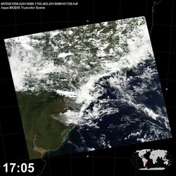 Level 1B Image at: 1705 UTC