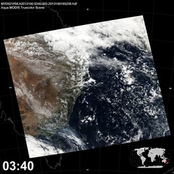 Level 1B Image at: 0340 UTC