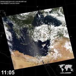 Level 1B Image at: 1105 UTC