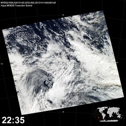 Level 1B Image at: 2235 UTC