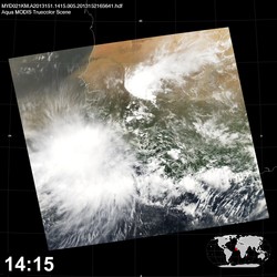 Level 1B Image at: 1415 UTC