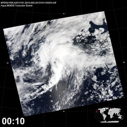 Level 1B Image at: 0010 UTC