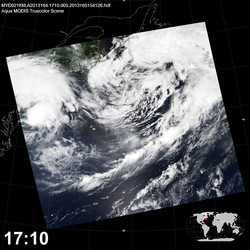 Level 1B Image at: 1710 UTC