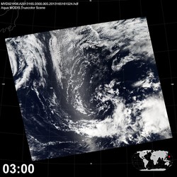 Level 1B Image at: 0300 UTC