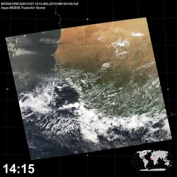 Level 1B Image at: 1415 UTC