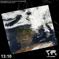 Level 1B Image at: 1310 UTC