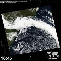 Level 1B Image at: 1645 UTC