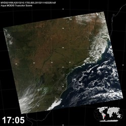 Level 1B Image at: 1705 UTC