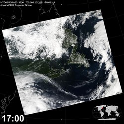 Level 1B Image at: 1700 UTC