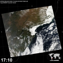 Level 1B Image at: 1710 UTC