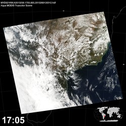 Level 1B Image at: 1705 UTC