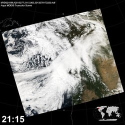 Level 1B Image at: 2115 UTC