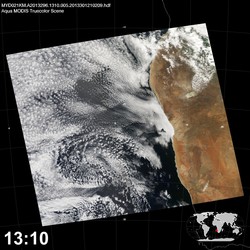 Level 1B Image at: 1310 UTC