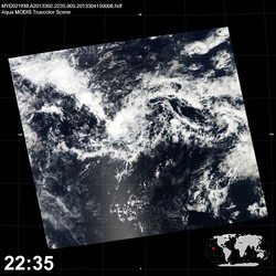 Level 1B Image at: 2235 UTC