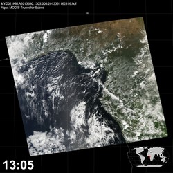 Level 1B Image at: 1305 UTC