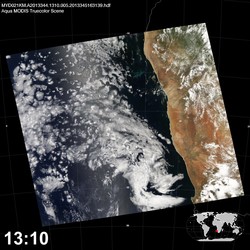 Level 1B Image at: 1310 UTC