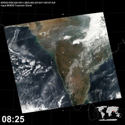 Level 1B Image at: 0825 UTC