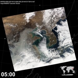 Level 1B Image at: 0500 UTC