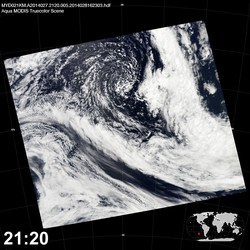 Level 1B Image at: 2120 UTC