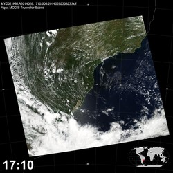 Level 1B Image at: 1710 UTC