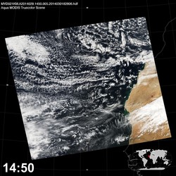 Level 1B Image at: 1450 UTC