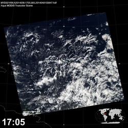 Level 1B Image at: 1705 UTC