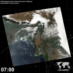 Level 1B Image at: 0700 UTC