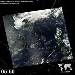 Level 1B Image at: 0550 UTC