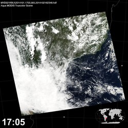 Level 1B Image at: 1705 UTC