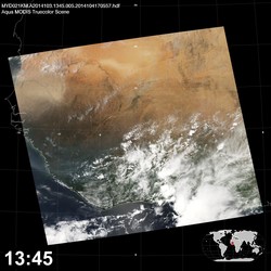 Level 1B Image at: 1345 UTC