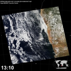 Level 1B Image at: 1310 UTC