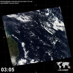 Level 1B Image at: 0305 UTC