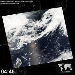 Level 1B Image at: 0445 UTC