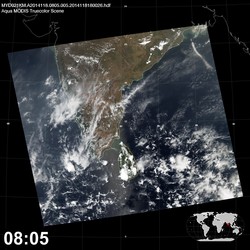 Level 1B Image at: 0805 UTC