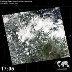 Level 1B Image at: 1705 UTC