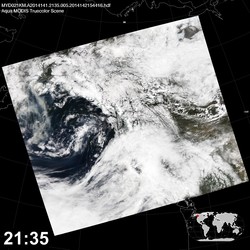 Level 1B Image at: 2135 UTC