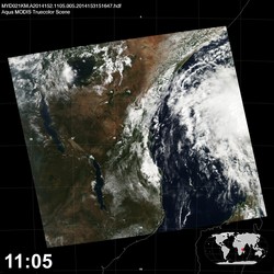 Level 1B Image at: 1105 UTC