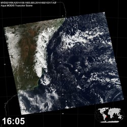 Level 1B Image at: 1605 UTC