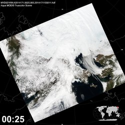 Level 1B Image at: 0025 UTC