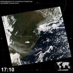 Level 1B Image at: 1710 UTC