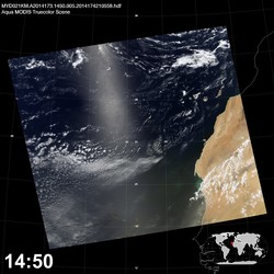 Level 1B Image at: 1450 UTC